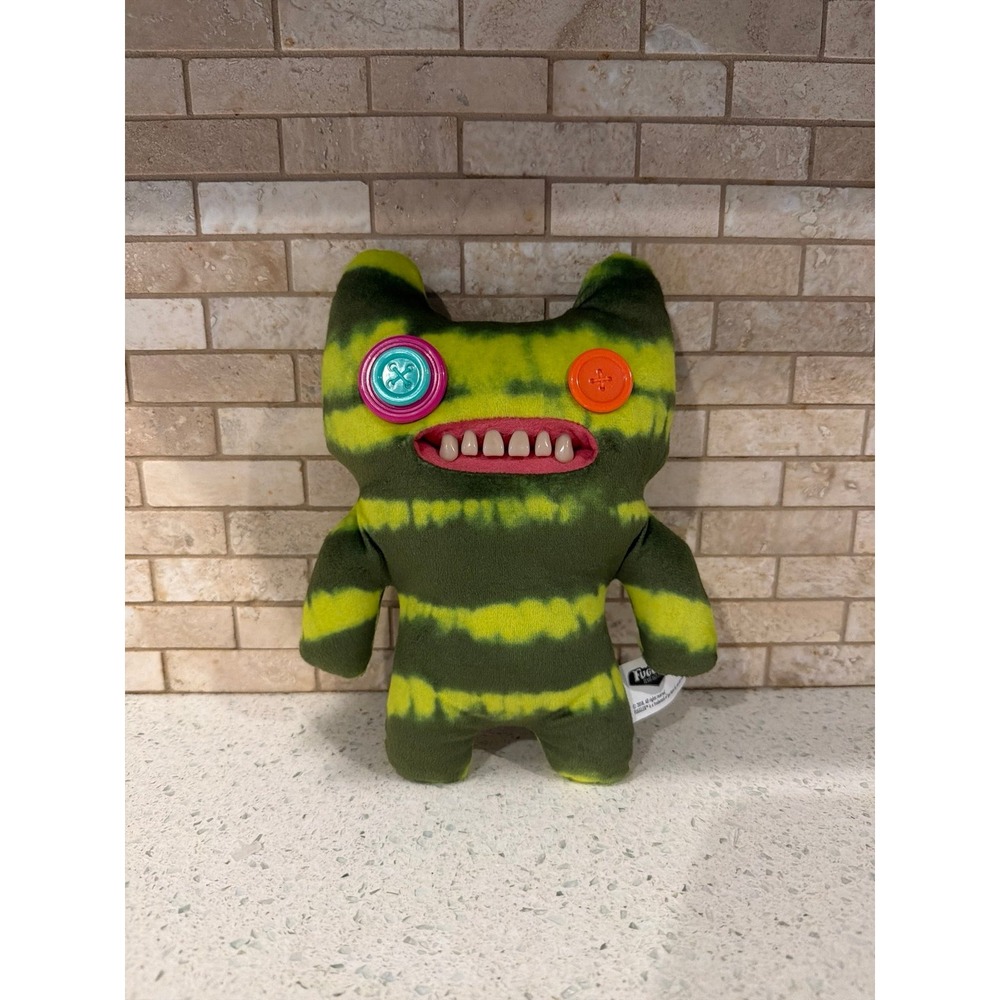 Fuggler Sir Horns A Lot Plush Monster Green